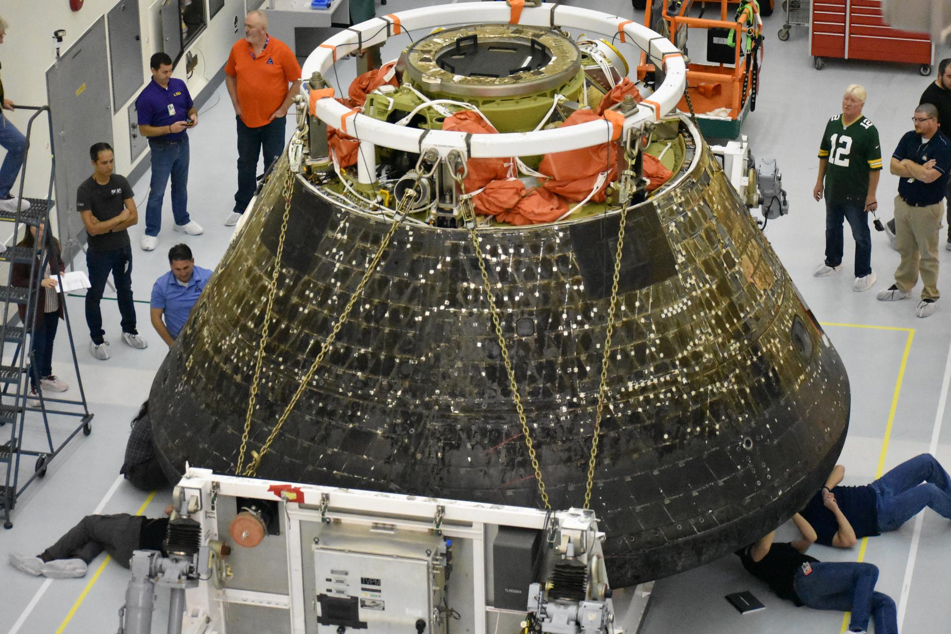 Artemis II Heat Shield Analysis: Nine Spots of Char Loss Versus 103 on Artemis I