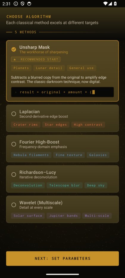 GalileoSharp algorithm picker